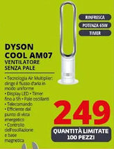 Comet DYSON COOL AM07 VENTILATORE SENZA PALE offerta