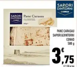 Conad Sapori dintorni Conad pane carasau offerta