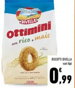 Conad Biscotti divella vari tipi offerta