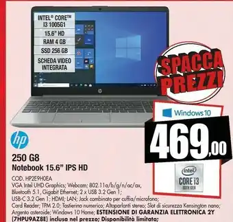 Vobis 250 g8 notebook 15.6 ips hd offerta