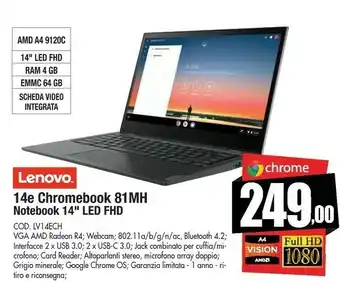 14e chromebook 81mh notebook 14 led fhd