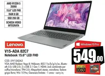 Vobis V15-ada 82c7 notebook offerta