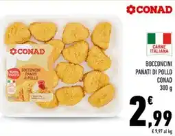 Conad Conad bocconcini panati di pollo offerta