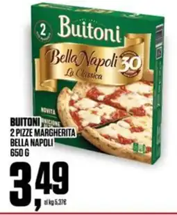 Coop Buitoni 2 pizze margherita bella napoli offerta