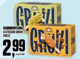 Coop Sammontana 4 stecchi gruvi offerta