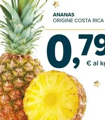 Todis Ananas origine costa rica offerta