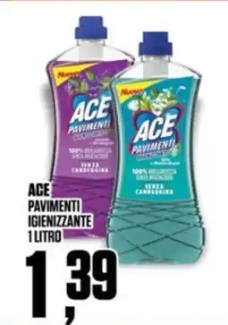 Coop Ace pavimenti igienizzante offerta