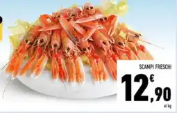 Conad Scampi freschi offerta