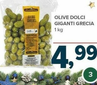 Todis Olive dolci giganti grecia 1 kg offerta