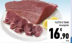 Conad Filetto di tonno decongelato offerta