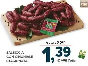 Salsiccia con cinghiale stagionata