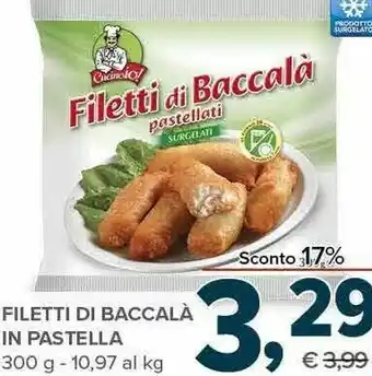 Todis Filetti di baccala in pastella offerta