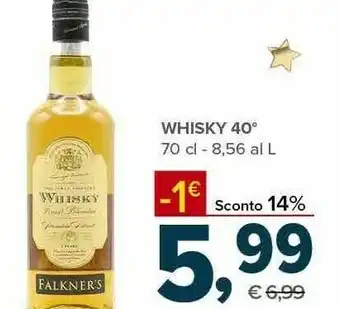 Todis Falkner's whisky 40 offerta