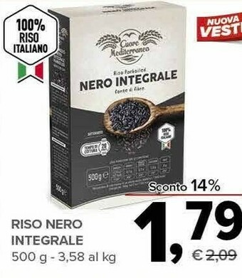 Todis Riso nero integrale 500 g offerta