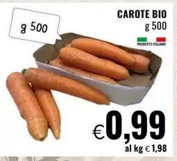 Famila CAROTE BIO offerta