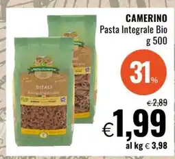 Famila CAMERINO Pasta Integrale Bio offerta