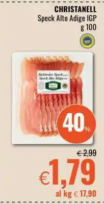 Famila CHRISTANELL Speck Alto Adige IGP offerta