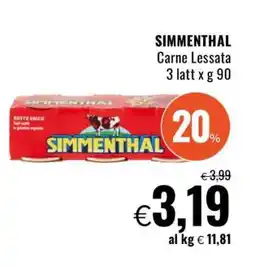 Famila SIMMENTHAL Carne Lessata offerta
