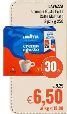 Famila LAVAZZA Crema e Gusto Forte Caffè Macinato offerta