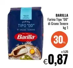 Famila BARILLA farina tipo 00 di grano tenero kg 1 offerta