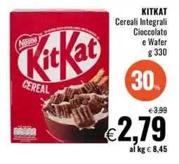 Famila KITKAT Cereali Integrali Cioccolato e Wafer g 330 offerta