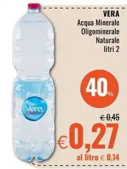 Famila VERA Acqua Minerale Oligominerale Naturale offerta