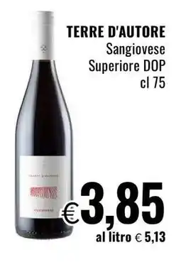 Famila TERRE D'AUTORE Sangiovese Superiore DOP offerta