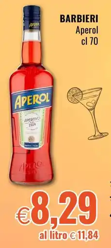 Famila BARBIERI Aperol offerta