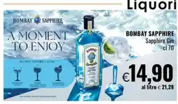 Famila BOMBAY SAPPHIRE Sapphire Gin offerta