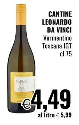 Famila CANTINE LEONARDO DA VINCI Vermentino Toscana IGT offerta