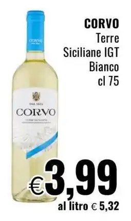 Famila CORVO TERRE SICILIANE IGT BIANCO offerta