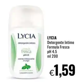 Famila LYCIA Detergente Intimo Formula Fresca offerta