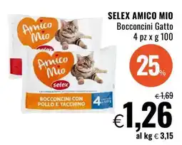 Famila SELEX AMICO MIO Bocconcini Gatto offerta