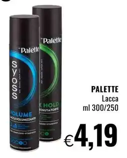 Famila PALETTE Lacca offerta