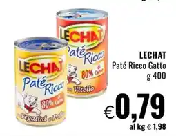 Famila LECHAT Paté Ricco Gatto offerta