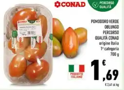 Conad Pomodoro verde oblungo percorso qualità conad offerta
