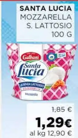 Coop SANTA LUCIA MOZZARELLA S. LATTOSIO offerta