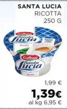 Coop SANTA LUCIA RICOTTA 250 G offerta