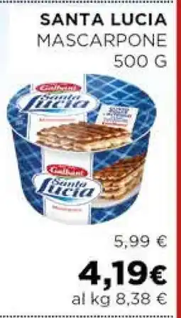 Coop SANTA LUCIA MASCARPONE 500 G offerta