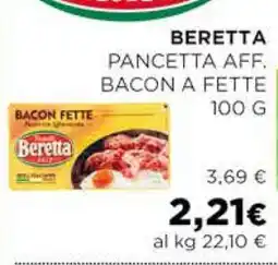 Coop BERETTA PANCETTA AFF. BACON A FETTE offerta