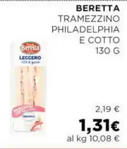 Coop BERETTA TRAMEZZINO PHILADELPHIA E COTTO 130 G offerta