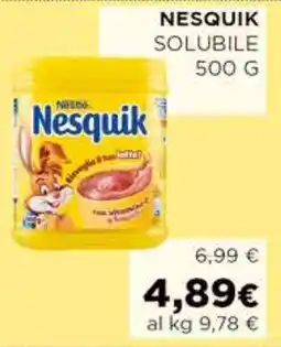 Coop NESQUIK SOLUBILE 500 G offerta
