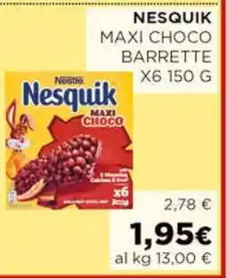 Coop NESQUIK MAXI CHOCO BARRETTE offerta