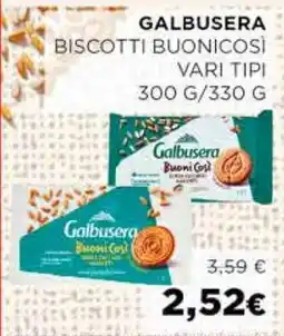 Coop Galbusera Biscotti Buonicosì offerta