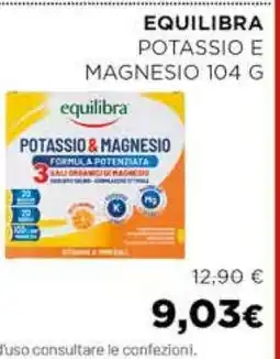 Coop EQUILIBRA POTASSIO E MAGNESIO 104 G offerta