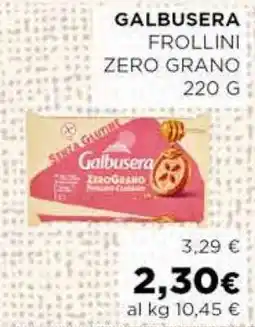 Coop GALBUSERA FROLLINI ZERO GRANO 220 G offerta