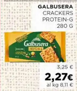 Coop GALBUSERA CRACKERS PROTEIN-G 280 G offerta