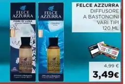 Coop FELCE AZZURRA DIFFUSORE A BASTONCINI VARI TIPI 120 ML offerta