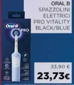 Coop ORAL B SPAZZOLINI ELETTRICI PRO VITALITY BLACK/BLUE offerta