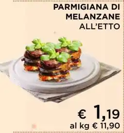 Coop PARMIGIANA DI MELANZANE offerta